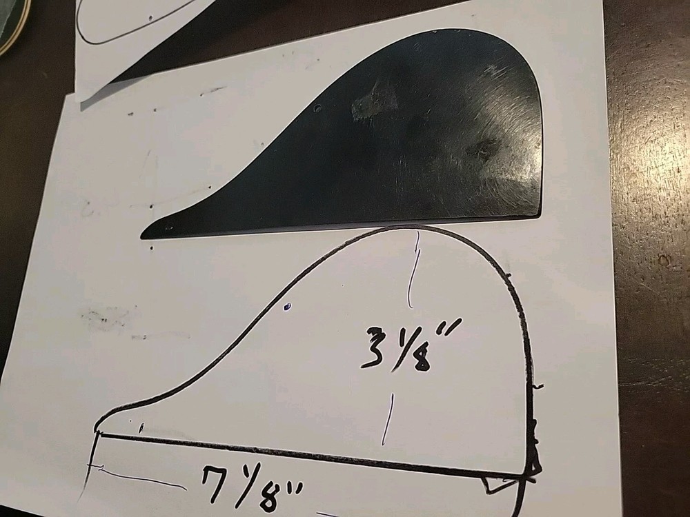 Mandolin Pickguard Black