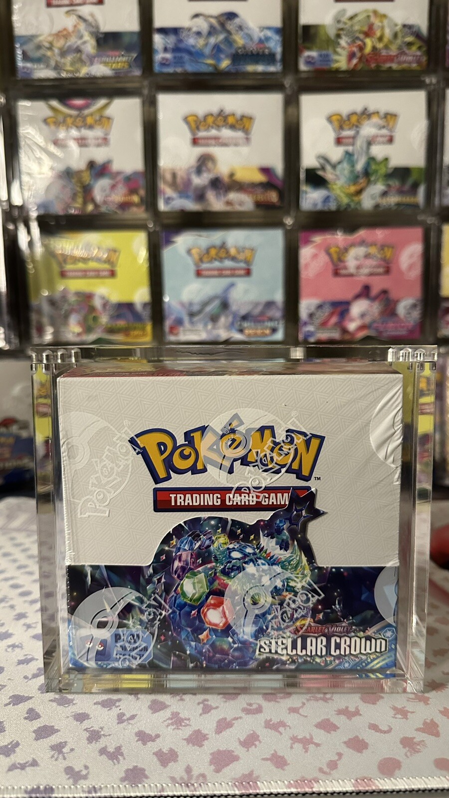 Pokemon Magnetic Booster Box Acrylic Case! Pokémon Card Protective Display!