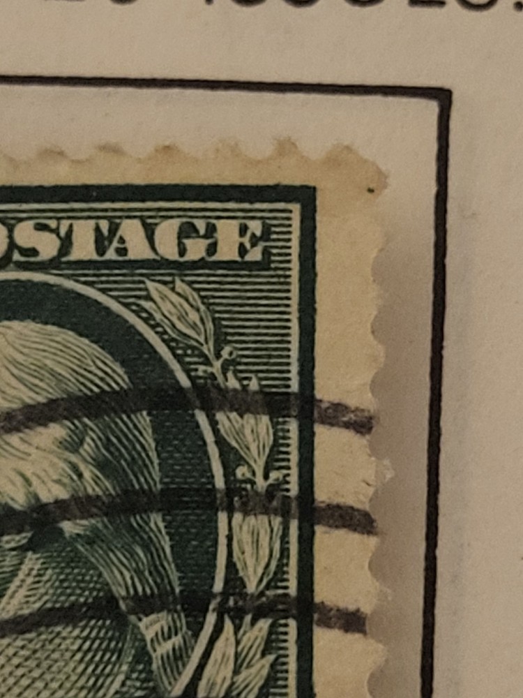 1918-1920 Offset Printing Error. Beautiful Mint
