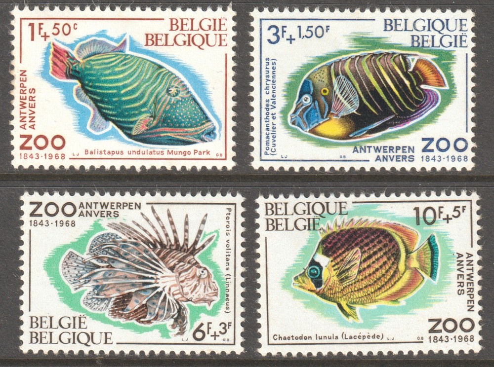 BELGIUM 1968 FISH