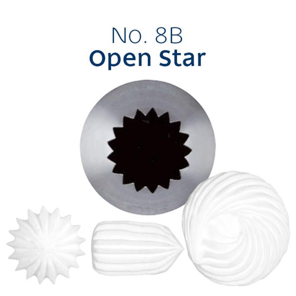 Loyal No. 8B Open Star Piping Tip