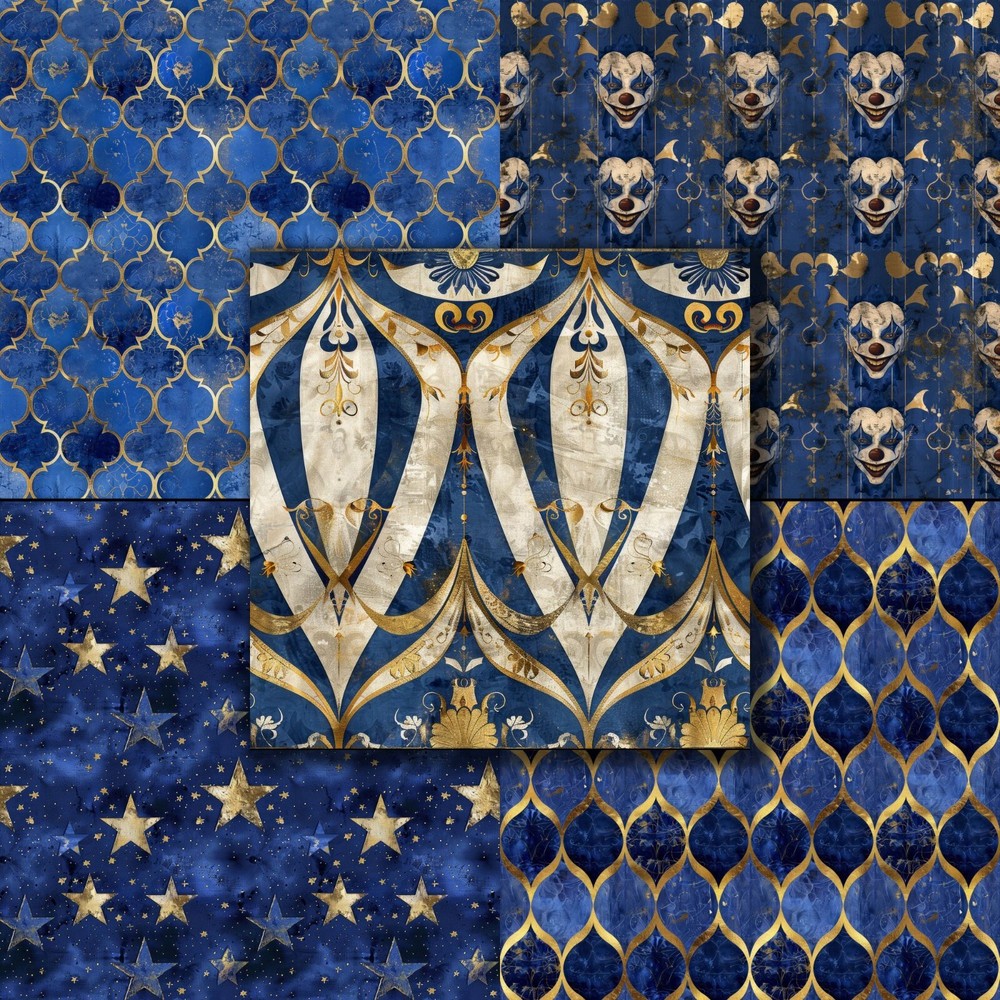 VINTAGE CIRCUS BLUE - Paper Pack