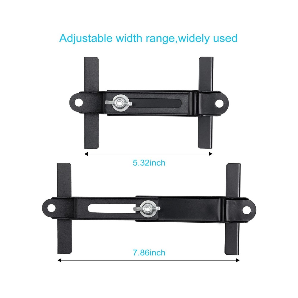 Premium Adjustable Battery Hold Down for Tray, Universal Adjustable Battery C...