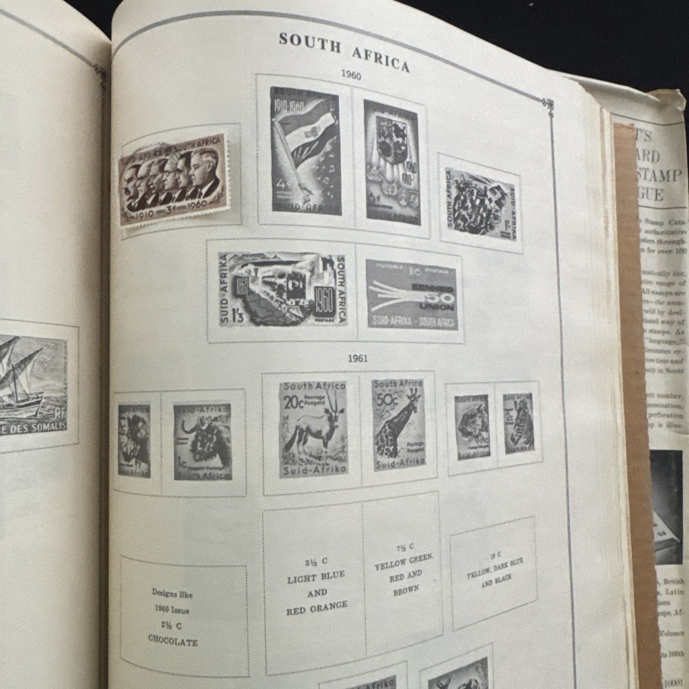 Scott International Blue Stamp Album 1960-1965 Part 5 V - Some Stamps