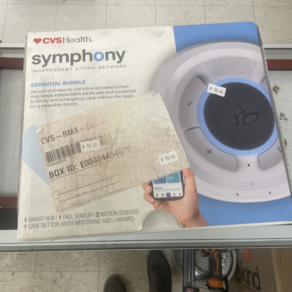 CVS Symphony Essential Bundle Voice Activate Motion Sensor Senior Safety New