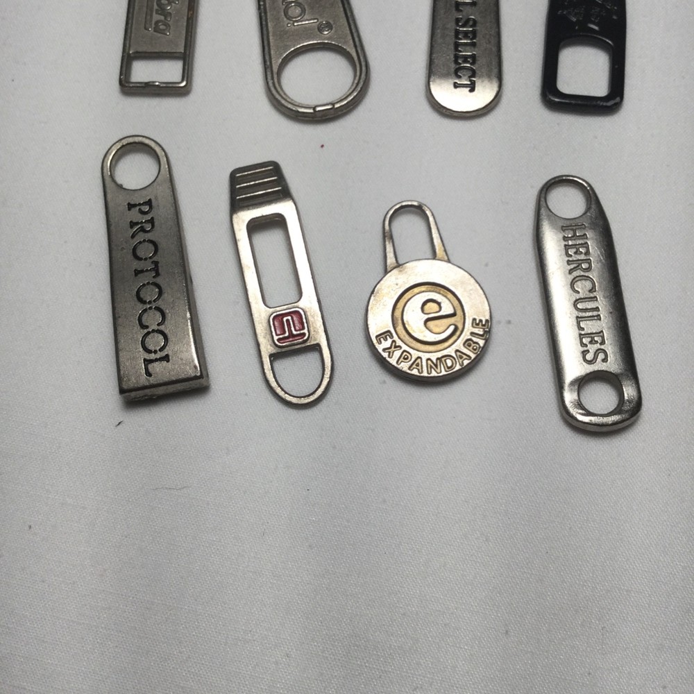 Eight Replacement Zipper Pulls Tabs for Suitcases Luggage Weekender Bag Pull Tab