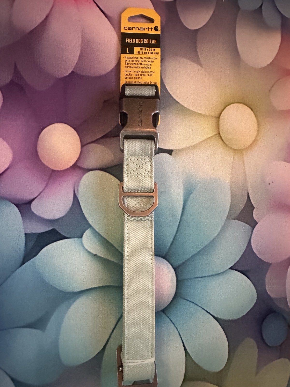 Carhartt Field Dog Collar Size Large 18in X 26in Sea Foam