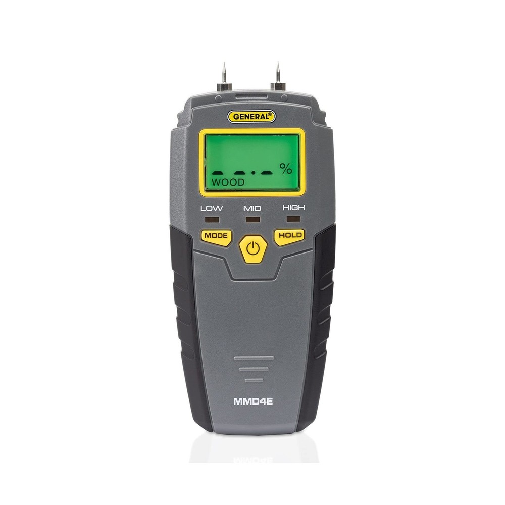 General Tools MMD4E Digital Moisture Meter, Water Leak Detector, Moisture Tes...