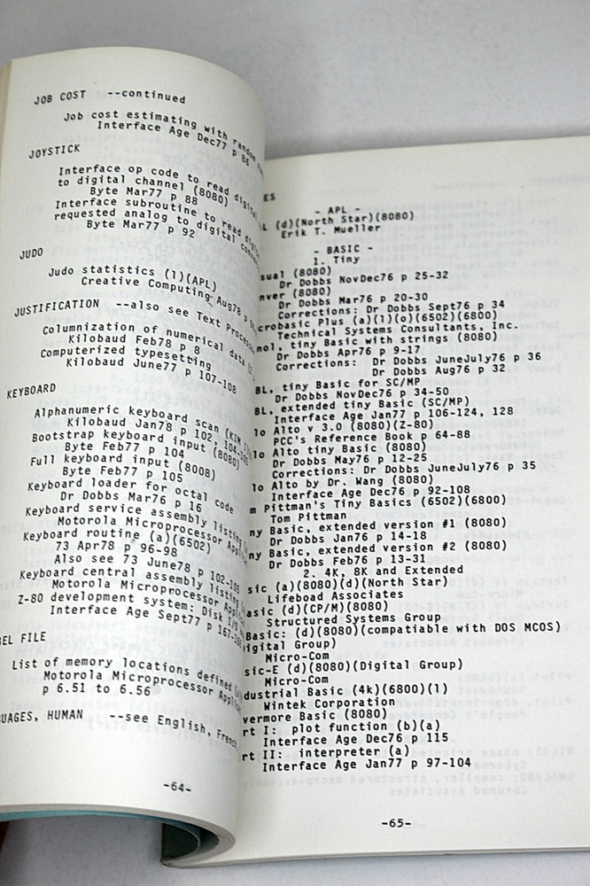 The SSI Microcomputer Software Guide 1978 1st Illustrated Vintage Computing