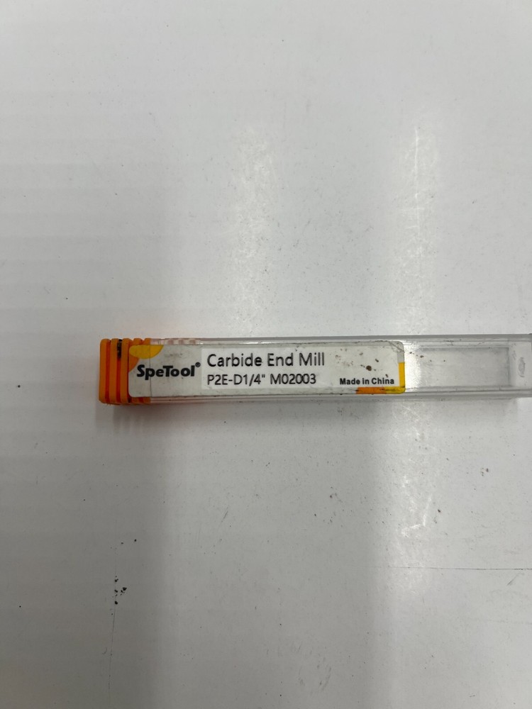 Spetool Carbide End Mill P2E-D1/4” M02003