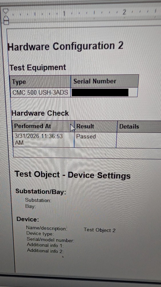 OMICRON CMC 500 USH 3ADS Relay Test Set System