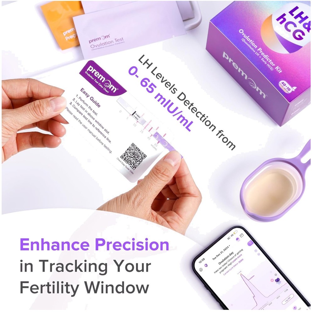 Quantitative Ovulation Predictor Kit - 40 LH + 10 HCG Tests