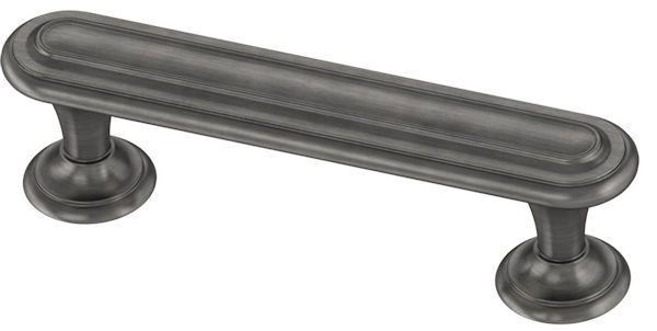 3" Harmon Pull Heirloom Silver