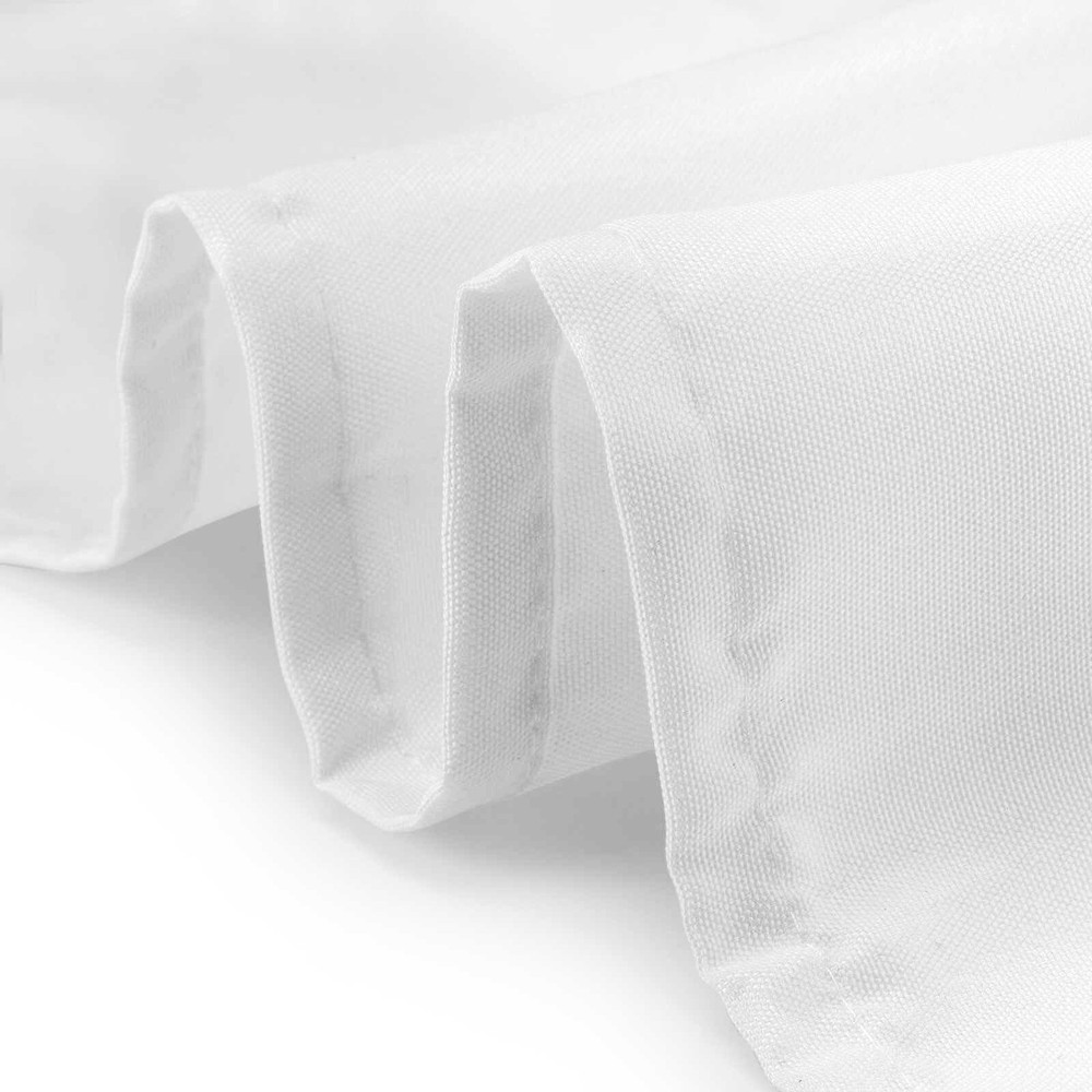 10pk Rectangular Wedding Banquet Polyester Fabric Tablecloth
