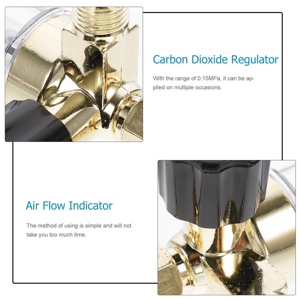 Cfm Argon Gas Flowmeter Regulator Gauge Pressure Electronics Industry