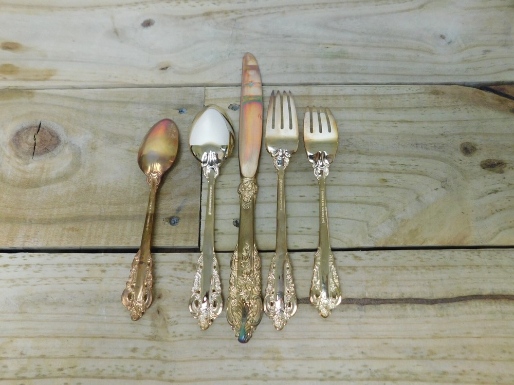 Baroque By Godinger Silver Plated Place 5 Piece Place Setting