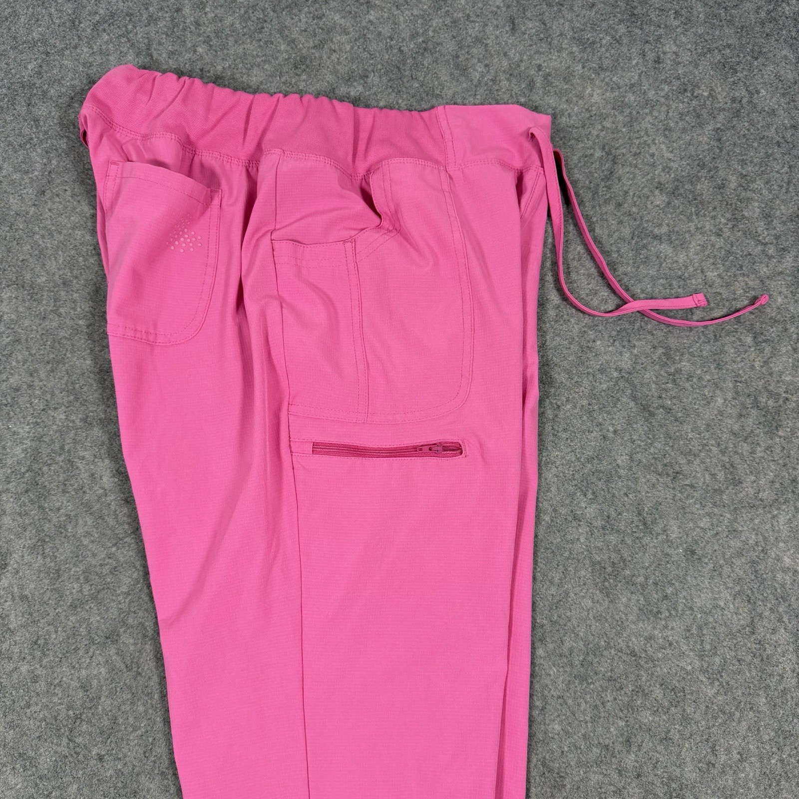 Heart Soul Scrubs Pants Women's Size Large Petite (Actual Fits W34xL29) Hot Pink