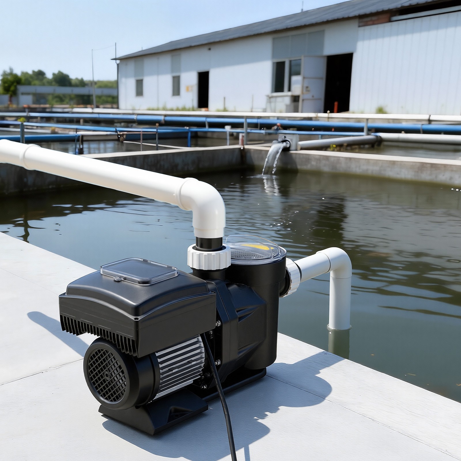 VEVOR Variable Speed Pool Pump 1.5 HP 220V 115 GPM In/Above Swimming Pool Pump