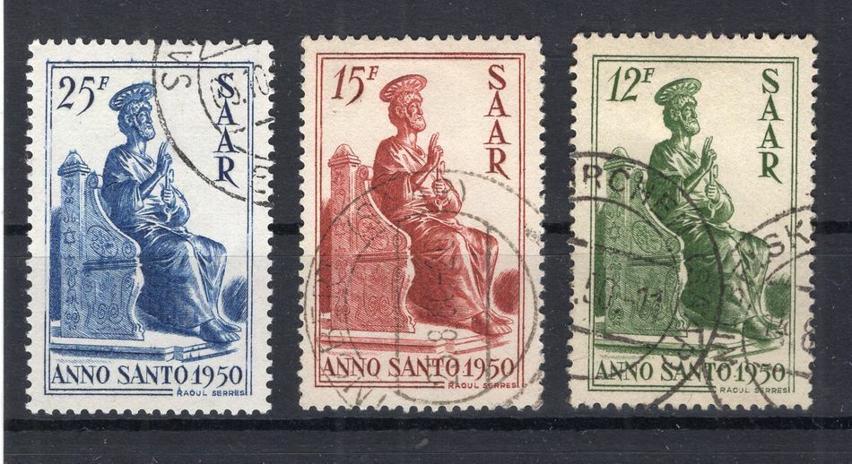 Saar 293/95 Set Gest. 50EUR