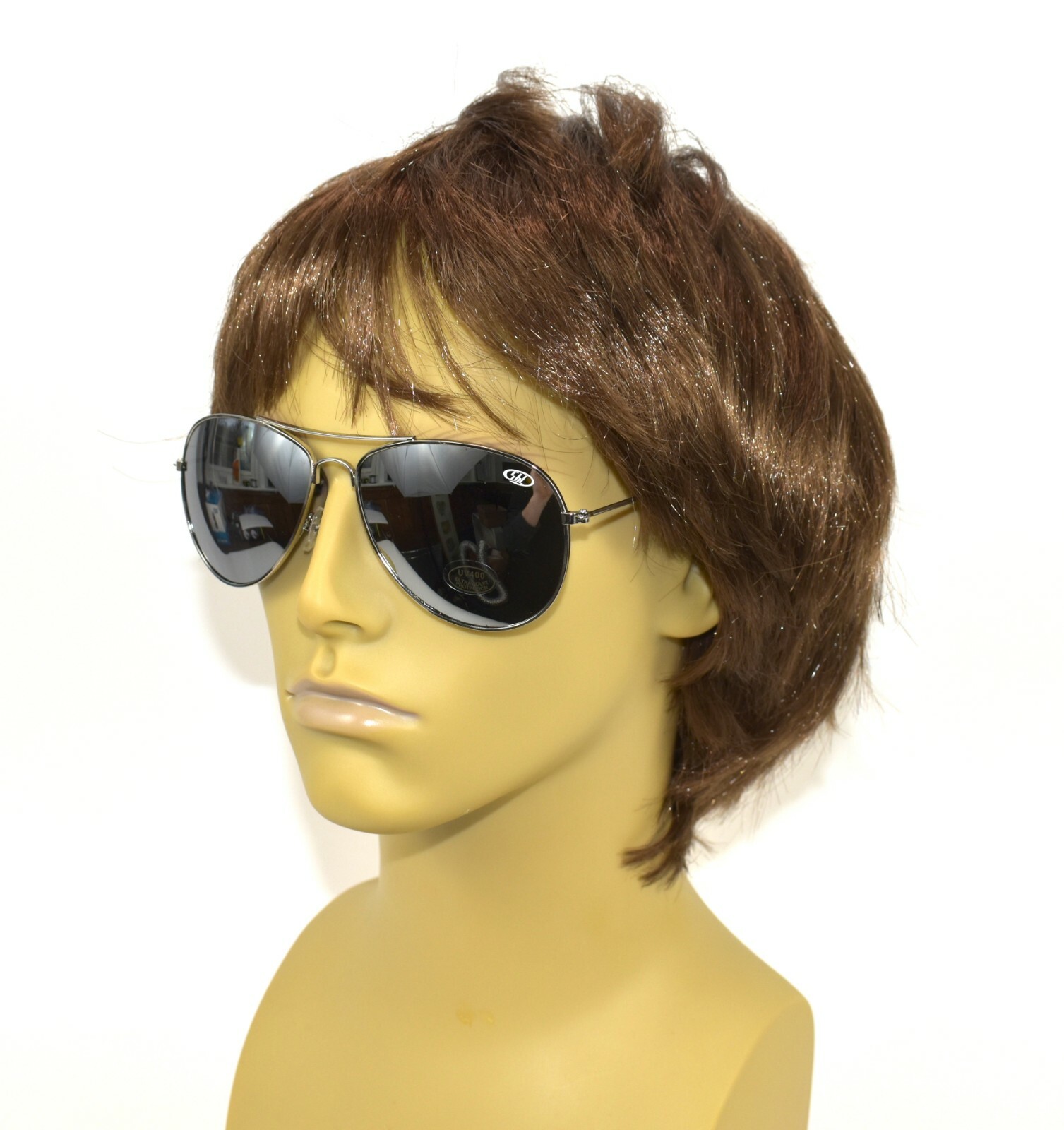 One Way Mirror Aviator Sunglasses * UV400 * Shatter Resistant * unisex * Mirror