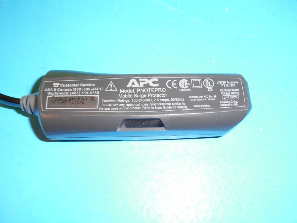 APC Mobile Surge Protector P/N: PNOTEPRO