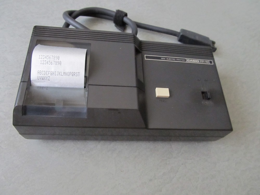 2x Casio FX-702P Programmable Calculator w/FA-2 Cassette Interface & FP-10 Print