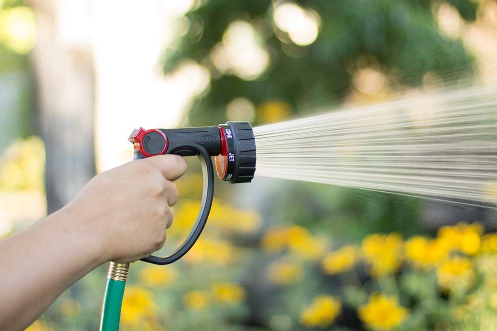Orbit Pro Flo 7 Pattern Nozzle High Performance Garden Hose Spray Tool