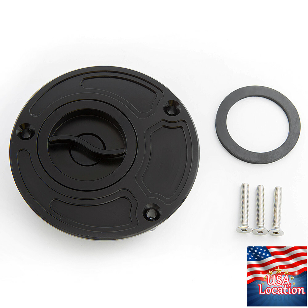 For Ninja ZX6R ZX636 2003-2006 ZX10R 2004-2005 CNC Gas Cap Tank Fuel Cover Oil
