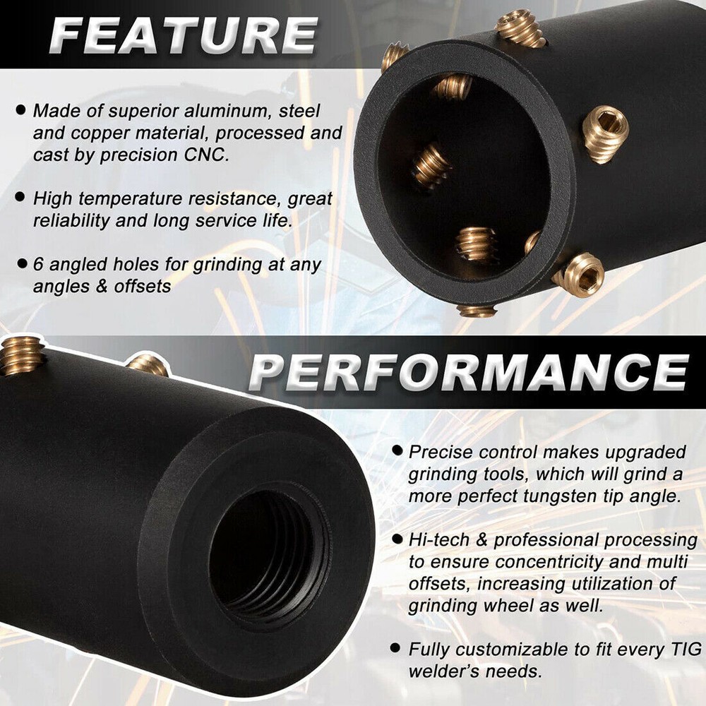 Tungsten Sharpener Grinder Electrode Sharpener Grinder Head TIG Welding Tool