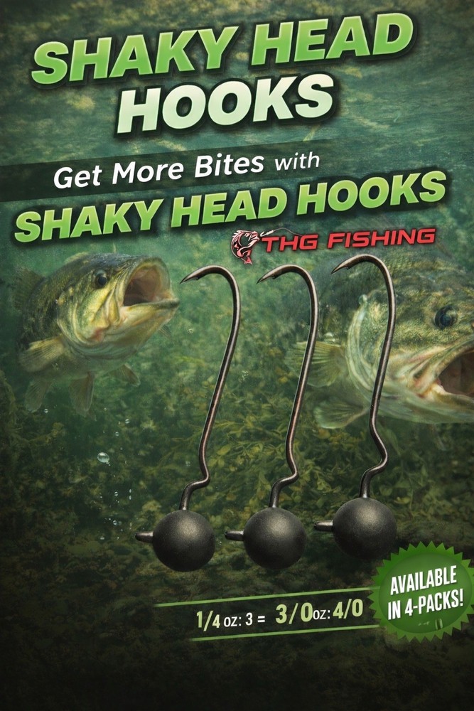 1/4 Oz Skip Gap Hook 4-Pack, Size 3/0