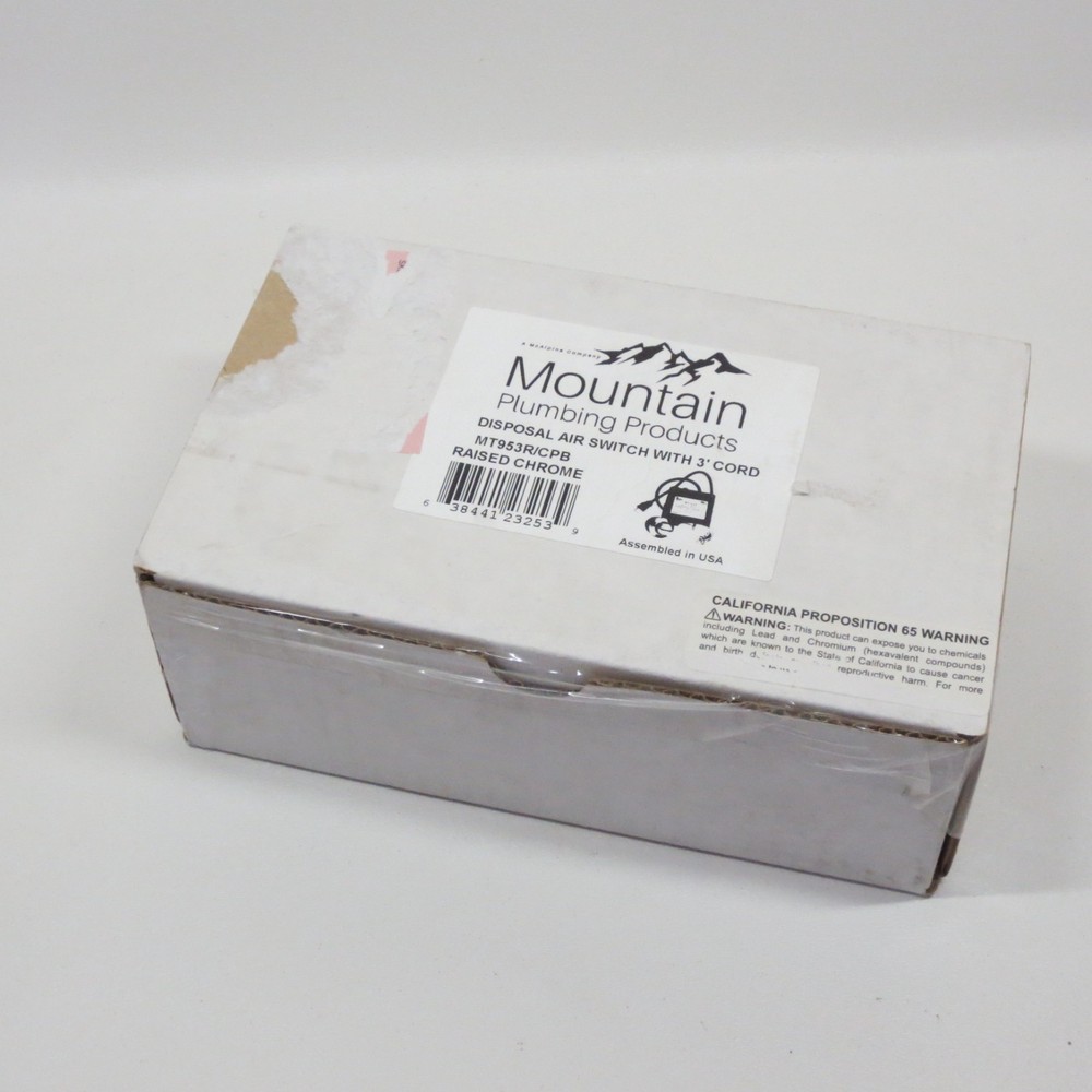 Garbage Disposal Air Switch MT953 Chrome Button Mountain Plumbing