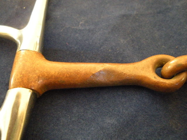 5" Full Cheek Snaffle Bit Copper Mouth