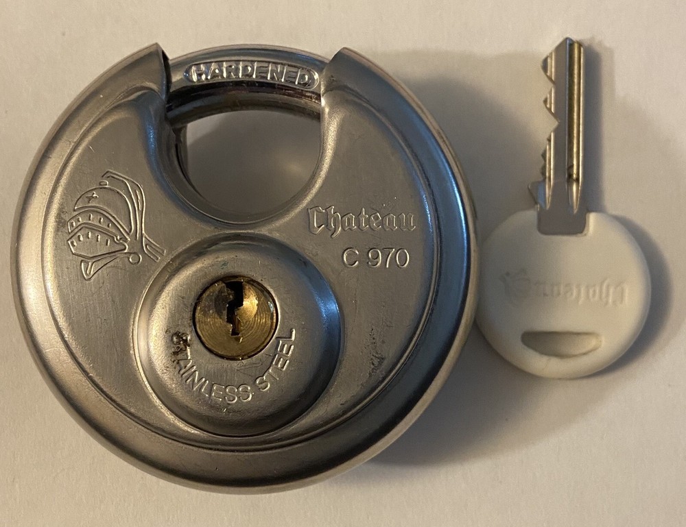 Disc padLock C970 Chateau Security Round Disk Lock