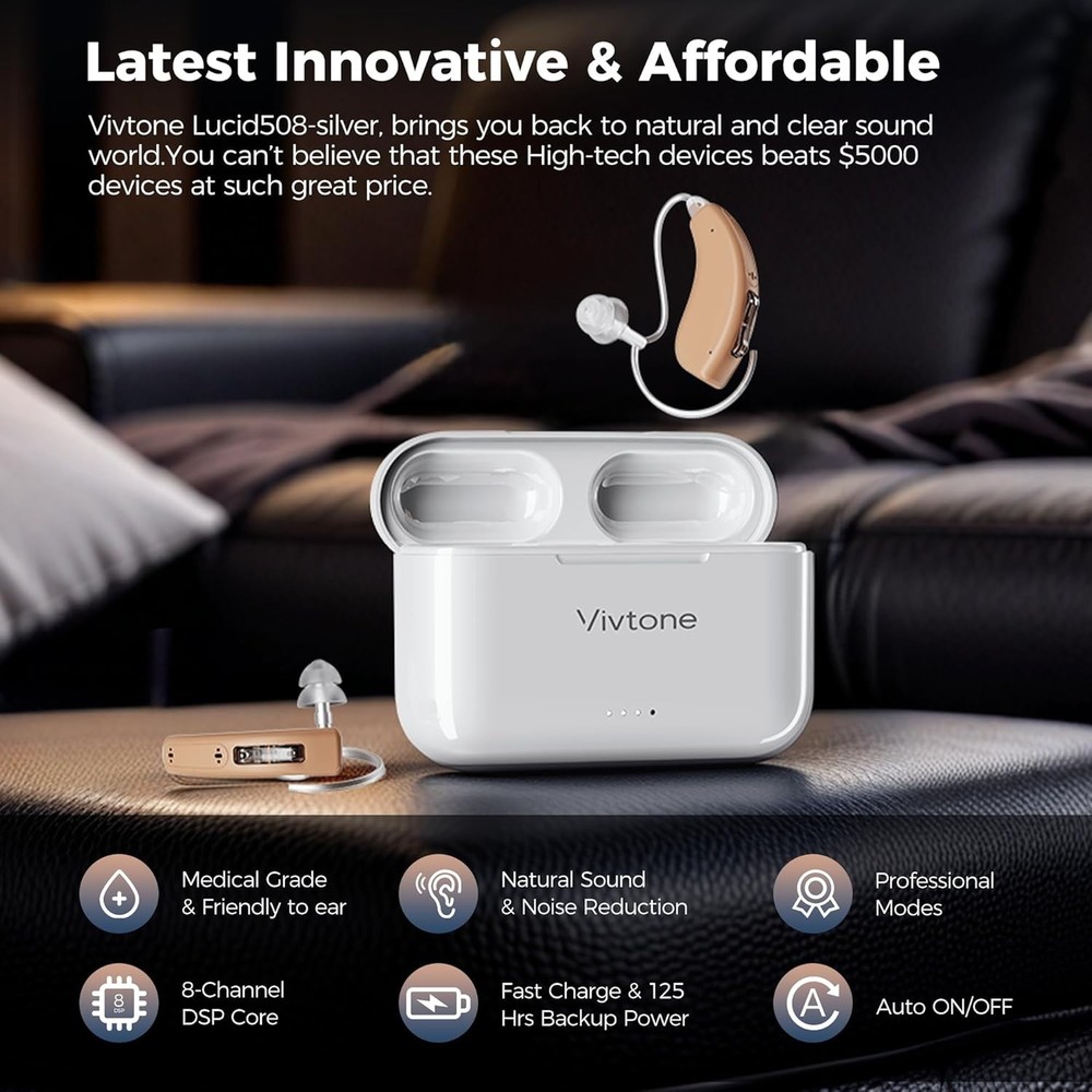 Advanced Multi-Channel Digital Hearing Aids for Seniors - Comfortable & Discreet