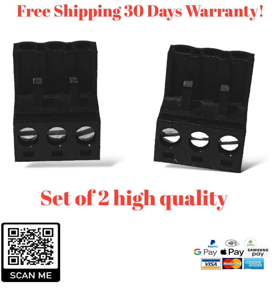 3-Pin Power Ground Plug Gravity,Warzone,Rockville,Audiobank ,Expert Equalizer