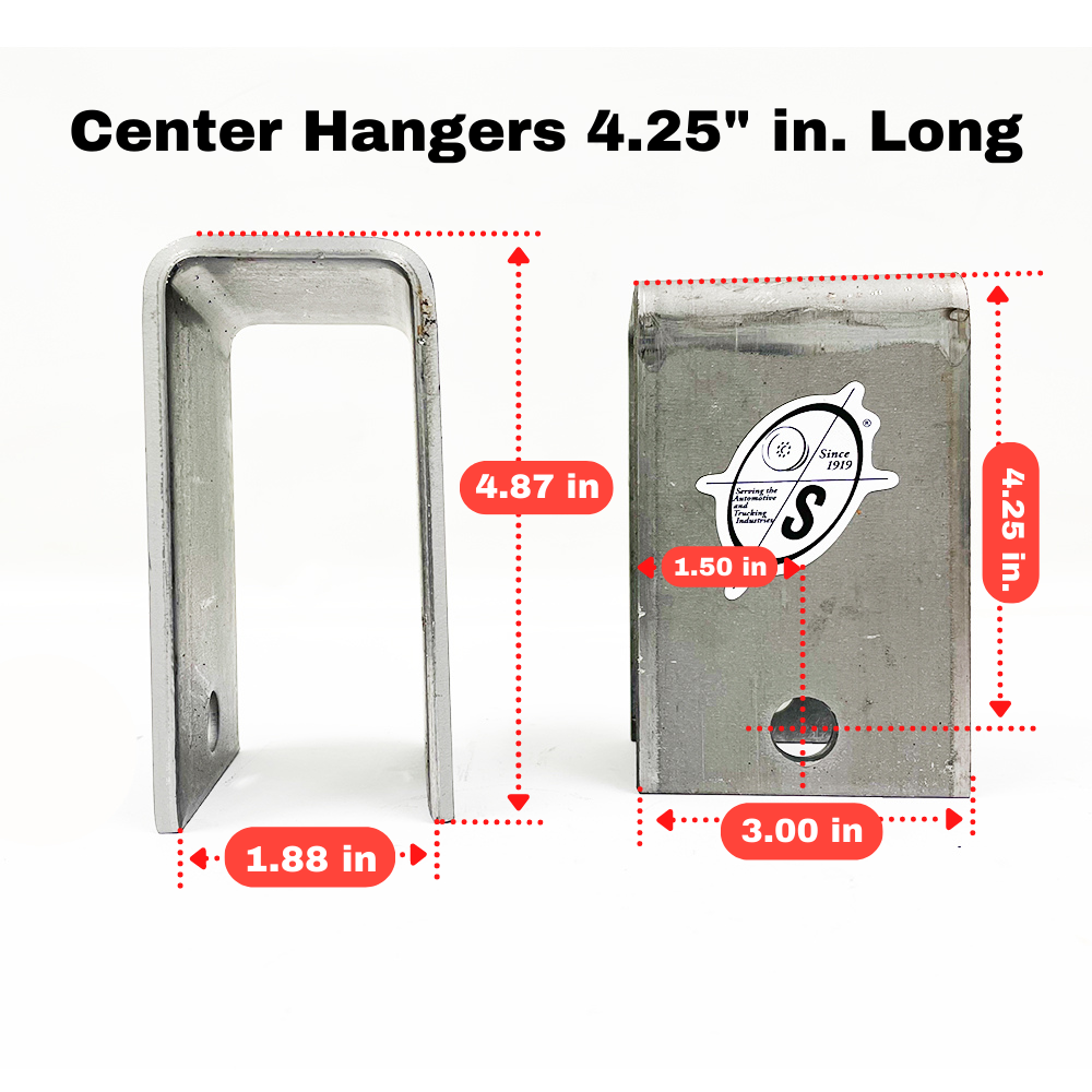 5,200 lbs. Dual Trailer Axle Suspension Kit (Leaf Springs, Hanger & U-Bolt kit)