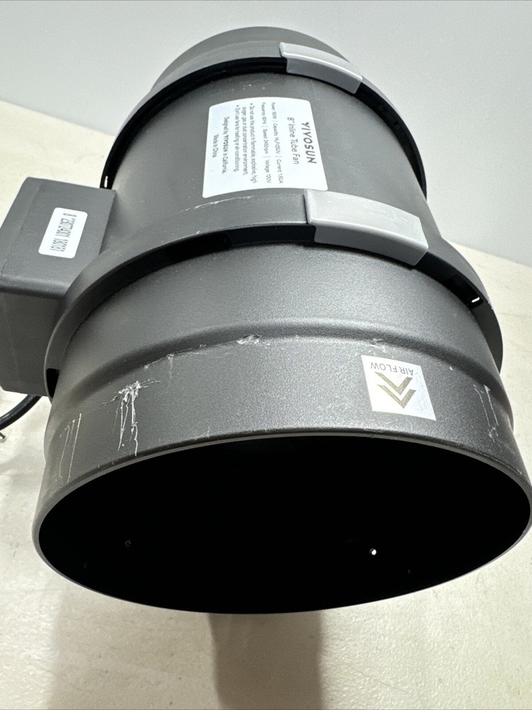 VIVOSUN 8" Inline Duct Fan 720CFM HVAC Exhaust Blower Variable Speed Controller