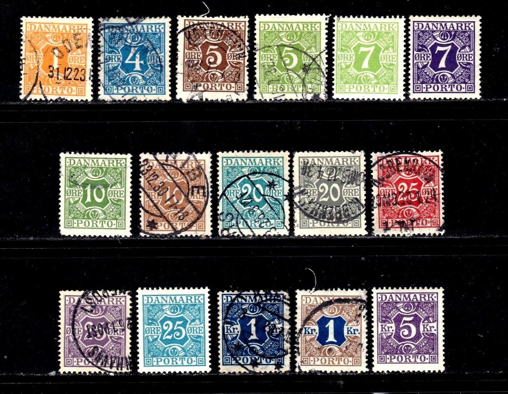 Denmark    J9 - 24         mint & used     CV $173.00