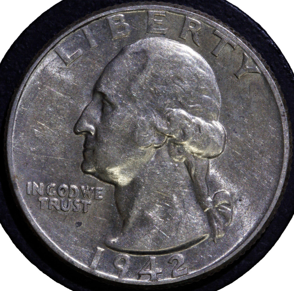 1942 Washington 25c UNC / #A
