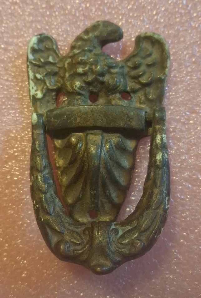 Vintage Brass Eagle Door Knocker