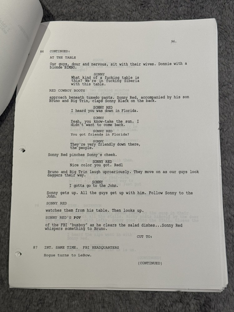 1992 Revised Draft DONNIE BRASCO by Paul Attanasio SCRIPT SCREENPLAY