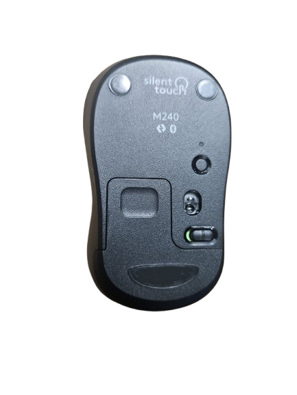 Logitech M240 Silent Bluetooth Mouse, Wireless, Compact, Portable Graphite Black