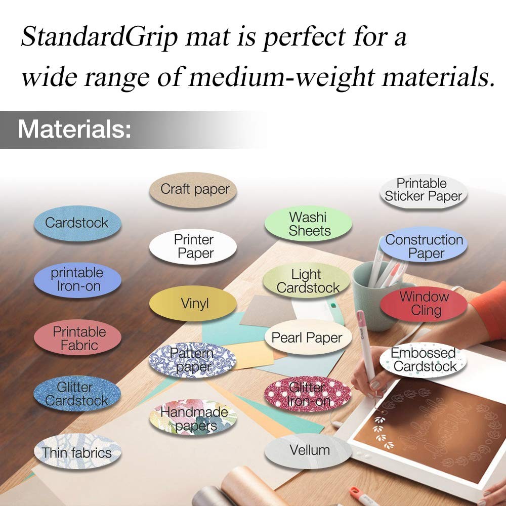 Cutting Mat Compatible with Cricut Explore Air2/One, Maker Smart Cutting Mach...