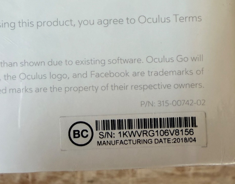 Oculus Go All-In-One VR Headset W/ Controller & Accessories Bundle NEW Sealed