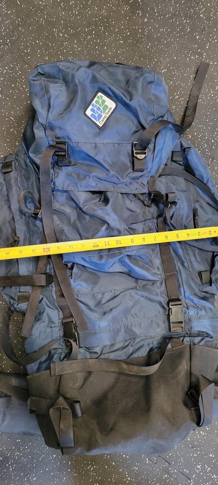 Camp Trails Gray/Black Internal Frame Backpack Padded Adjustable Nylon