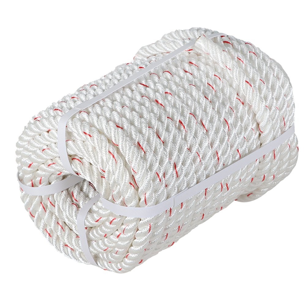 1/2"×150' 5850Lbs Double Braid Polyester Arborist Bull Rope Pulling Rigging Line