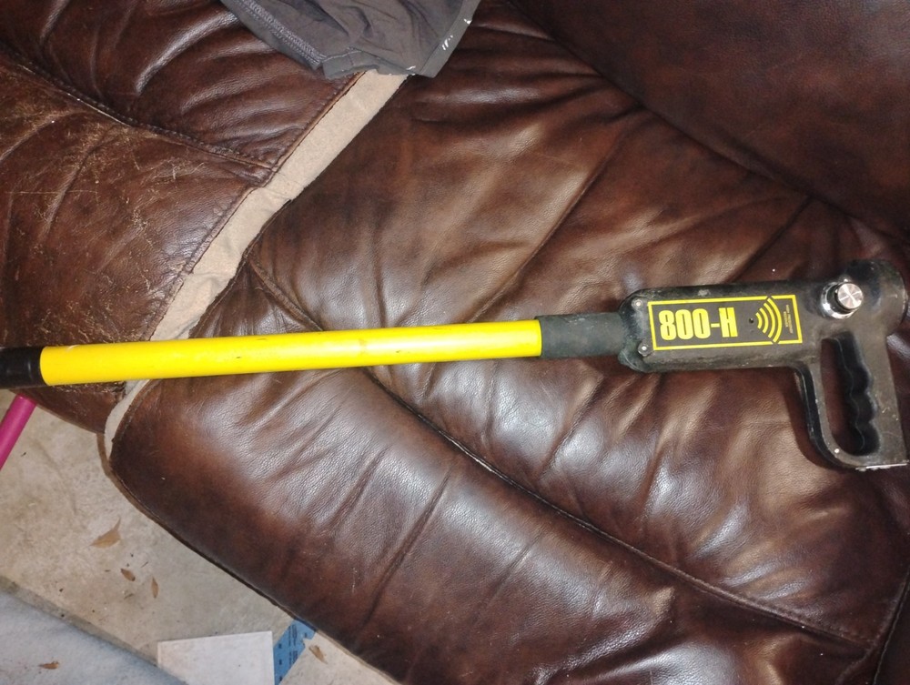 AS-IS Pipehorn 800-HL Pipe & Cable Locator Wand Receiver *Missing Transmitter*
