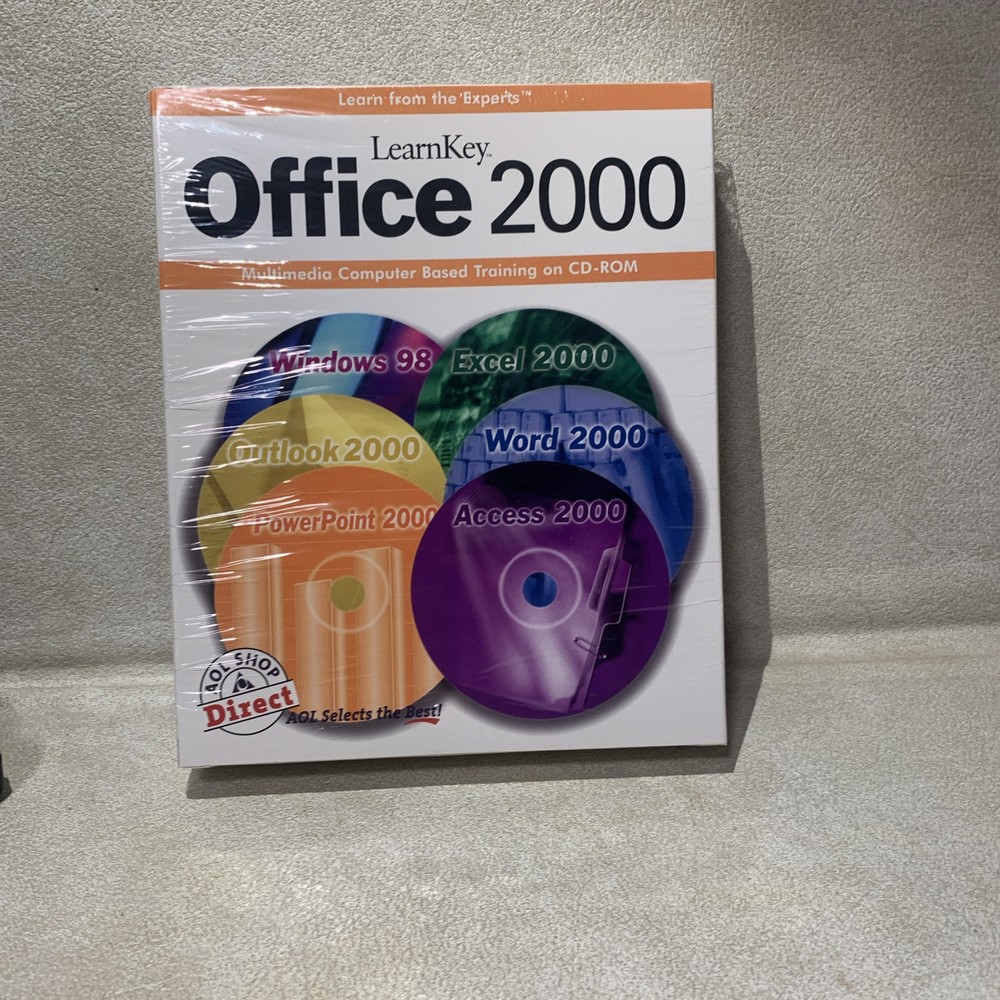 OFFICE 2000 MULTIMEDIA COMPUTER BASED TRAINING ON CD-ROM BY LEARNKEY - NEW