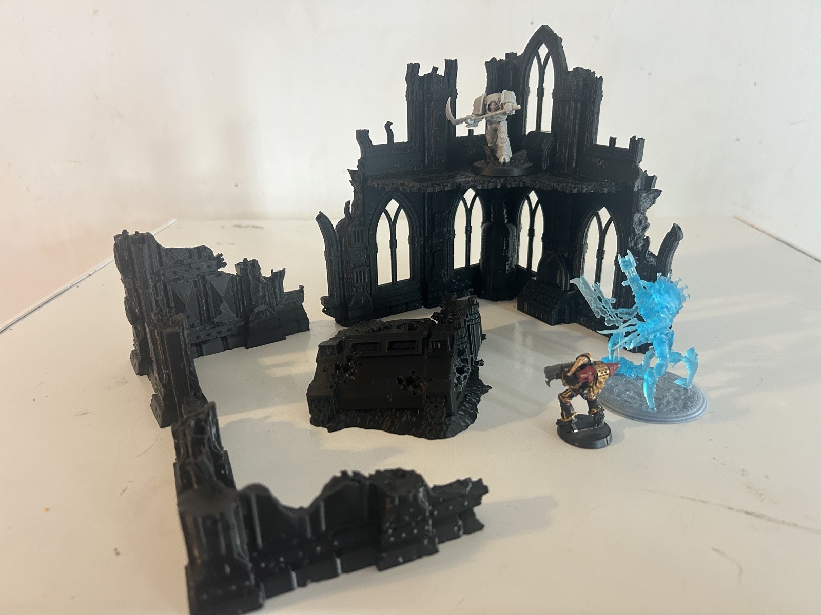 4-Piece Ruin Terrain Set for Warhammer 40k Kill Team
