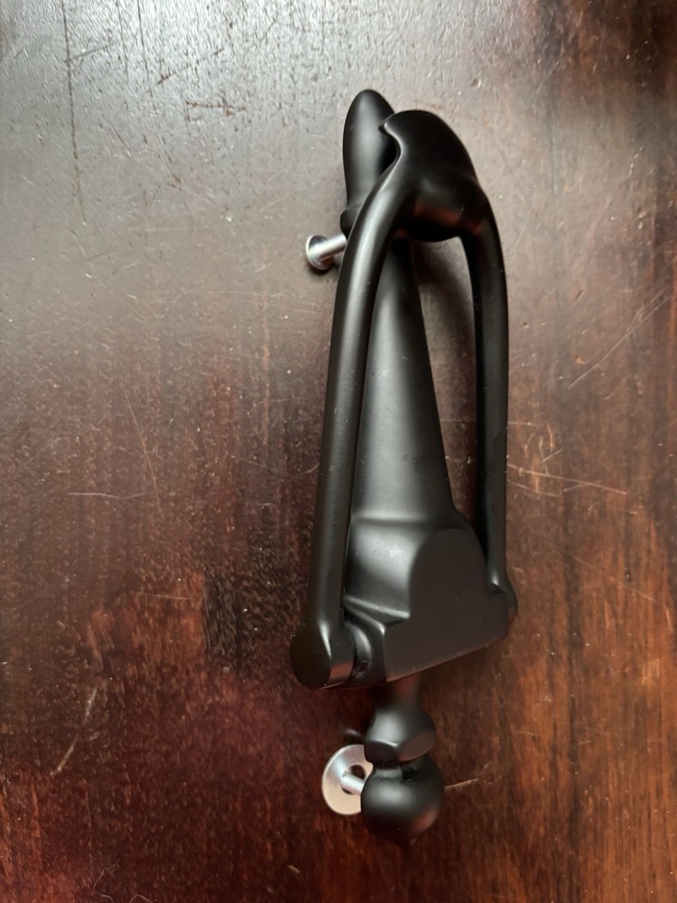 Black Metal Door Knocker with Hardware